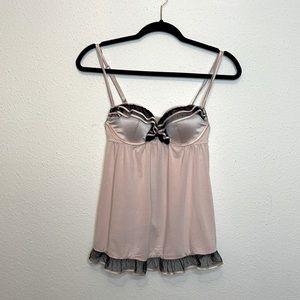 Victorias Secret Ruffled Body & Wings Lingerie Bra 34B